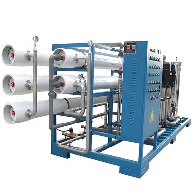 Guter Preis 98% Salzabstoßung Brackwasser Umkehrosmose-System mit Siemens S7 Steuerung Online