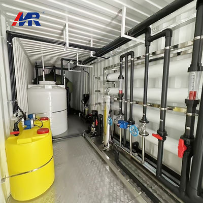 Guter Preis Containerized 200m3 Per Day Reverse Osmosis System with 15 kW Power and 380 V Voltage for Borehole Water Treatment Online