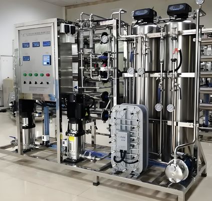 Guter Preis 2 Stufen RO EDI-System mit Siemens S7 PLC-Steuerung und UPVC / SS304-Fitting Online