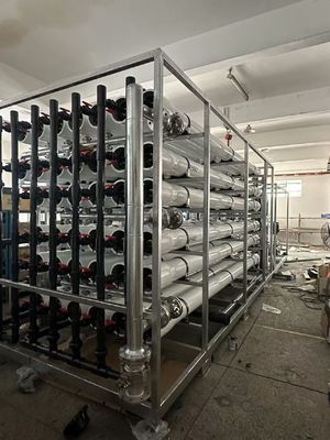 Guter Preis 500-10000 PPM Salzwasser Umkehrosmoseanlage mit Siemens PLC Online