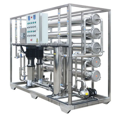 Guter Preis 40-100°F Wasser kommerzielle RO-System mit 99% Salz Abstoßungsrate und 380V/50Hz Stromversorgung Online