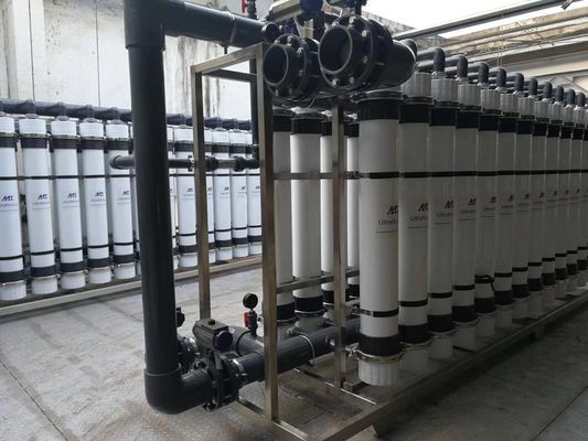 Guter Preis 99% Trübungsabbau Ultrafiltrationssystem mit 100 m3/h Kapazität und Vorbehandlung UF Behandlungsprozess Online